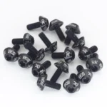 M5*10 Aluminum alloy mushroom head,bicycle water bottle rack screw mountain bike kettle rack screw Bottle cage color anode - Image 2