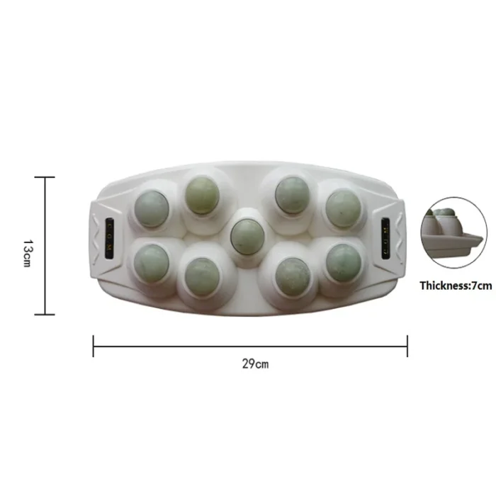 Heat Therapy Natural Jade Massageadon Physical Therapeutic Device For Body Tens Massage Relaxation and Muscle Stimulator - Image 4