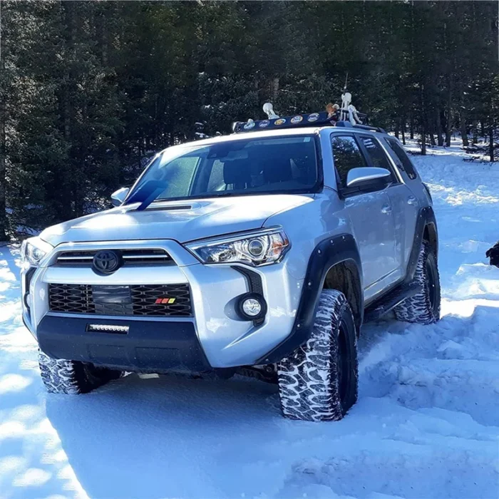 Tri-Color Grille Badge Emblem Decoration Car Truck Label for Toyota Tacoma 4Runner - Sequoia Rav4 Highlander - Image 5