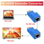 Grwibeou Newest HDMI Extender RJ45 Ports LAN Network HDMI Extension Up To 30m Over CAT5e / 6 UTP LAN Ethernet Cable For HDTV - Image 2