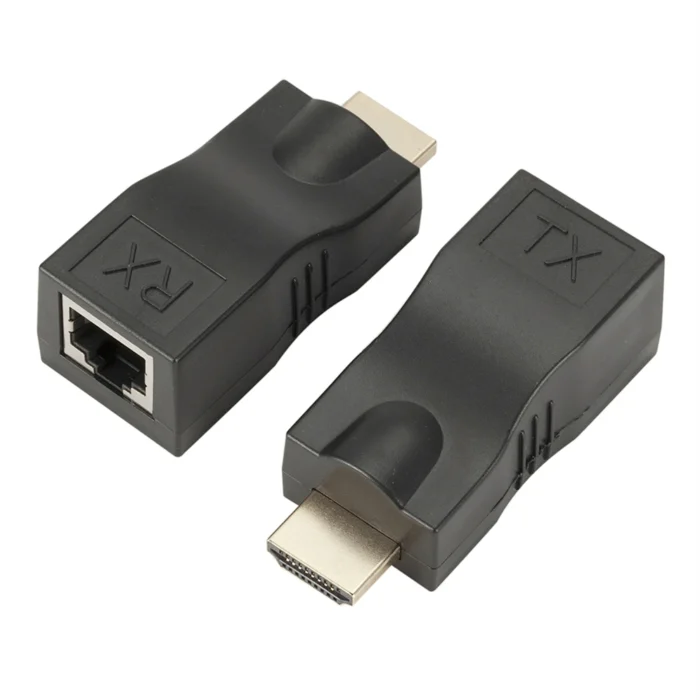 Grwibeou Newest HDMI Extender RJ45 Ports LAN Network HDMI Extension Up To 30m Over CAT5e / 6 UTP LAN Ethernet Cable For HDTV - Image 6