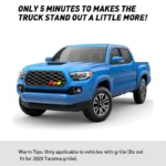 Tri-Color Grille Badge Emblem Decoration Car Truck Label for Toyota Tacoma 4Runner - Sequoia Rav4 Highlander - Image 3
