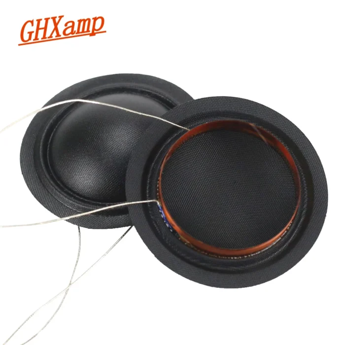 GHXAMP 25.4mm 25.5mm Tweeters Voice Coil 1 inch 6OHM 8ohm Silk Membrane Same Direction KSV Treble DIY 2PCS - Image 1