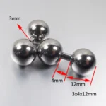 1 Piece 4mm Bar Stainless Steel Captive Bead Hoop Ring Straight Barbell Rings PA Ring Nose Rings Body Piercing Jewelry - Image 4