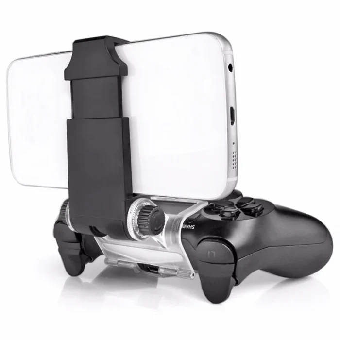 Hot selling TP4-016 180 Degree Adjustable Mount Stand PS4 Wireless Controller (Tobacco Pipe) Phone Clip Holder for PS 4 - Image 3