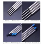 Guoyi K088 metal ballpoint pen refill 10pc/lot for school office gift pen hotel business G2 424 pen Refill Writing length 700m - Image 6