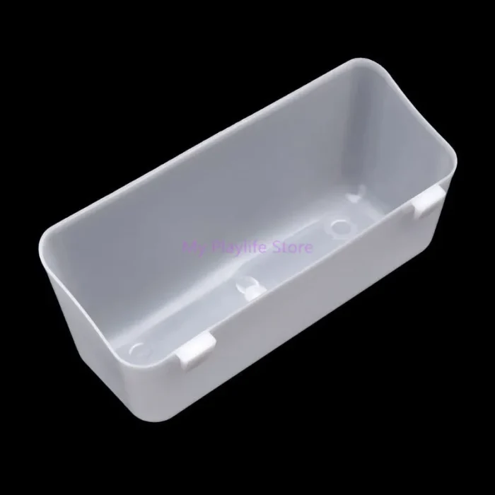 Pigeon Feeder Rectangle Feeding Device Drinking Food Water Bowl Plastic Bird Parrot Cage Cup Bird Feeding Supplies - Image 1