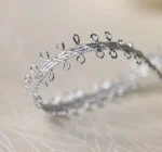 5 Meters Crocheted Silver Gold Lace Trimming Ribbon Tape diy Wedding Cosplay Clothes Sewing Fabric Handmade Headwear Ornaments - Image 2