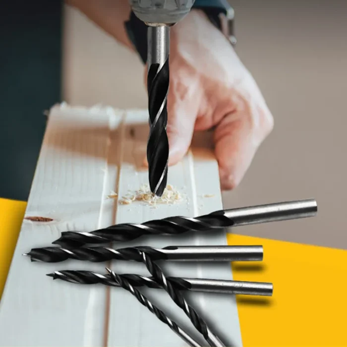 8Pcs/Set Wood Drill Bit Set 3MM-10MM Drill Bits Kit For Woodworking Wood Tools Spiral Drill Bit High Carbon Steel - Image 2