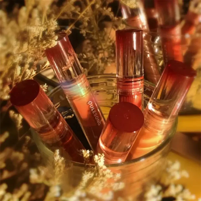 Watery Lipgloss Mirror Water Lip Gloss Milk Tea Red Lip Tint 6 Colors Cosmetics Moisture Lipstick Soft Mist Lip Gloss Lip Glaze - Image 6