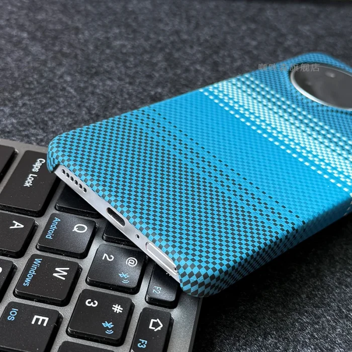 Case For Xiaomi POCO F7 Ultra Pro Fashion Kevlar Stripe PC Hard Back Cover For POCO F 7 Ultra Thin Shockproof Shell Funda - Image 4