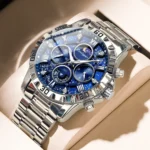 POEDAGAR Luxury Watch for Man Quartz Sports Men Watch Waterproof Luminous Stainless Steel Chronograph Men's Watches Clock Reloj - Image 2