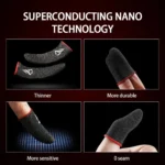 20 Pcs Mobile Game Fingertip Gloves Sweatproof Anti-slip Touch Screen Finger Sleeve Breathable Gaming Fingertip Cover For Gamer - Image 2