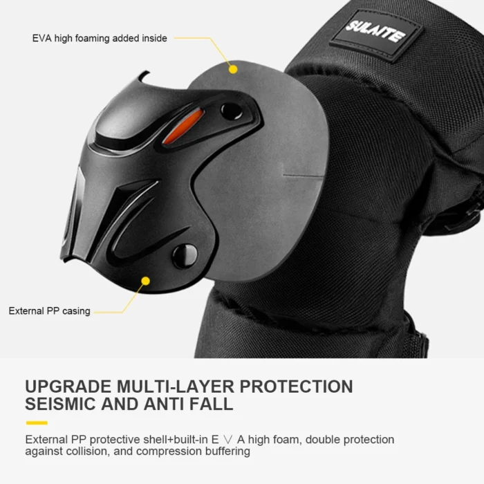 Motocross Knee Pads Adjustable Riding Elbow Guard Shockproof Racing Knee Pads Motorcycle Elbow Protector for MTB Riding Off-Road - Image 4