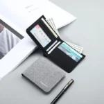Classic Short Canvas Men Wallets Fashion Famous Brand Multi-Slot Coin Purses Pocket Photo Card Holder High Quality Male Wallets - Image 3