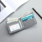 Classic Short Canvas Men Wallets Fashion Famous Brand Multi-Slot Coin Purses Pocket Photo Card Holder High Quality Male Wallets - Image 4