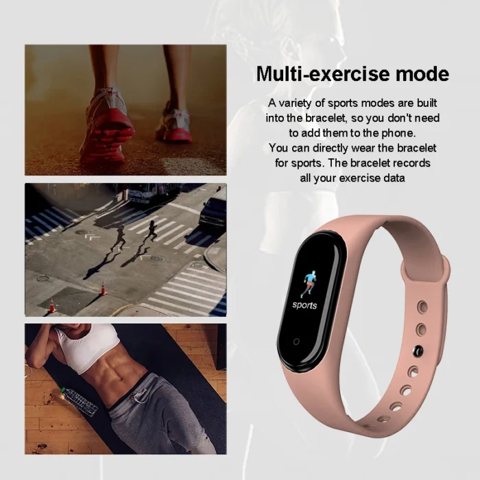 M4 M5 Smart Watch Men Women relógio smartwatch Fitness Tracker Waterproof Watches Blood Pressure Heart Rate Monitor Sports Watch - Image 4