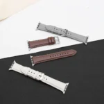 PU Leather Strap for Apple Watch Series 10 9 7 8 5 6 SE Ultra Bands 49mm 46mm 44mm 40 45mm 41mm 42mm iWatch Wristband Bracelets - Image 4