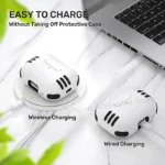Case for New aipod 4 (USB-C) Secure Lock design Case For AirPods Pro 2 3 Case with keyring for airpods 4th Gen Apple AirPod Case - Image 5