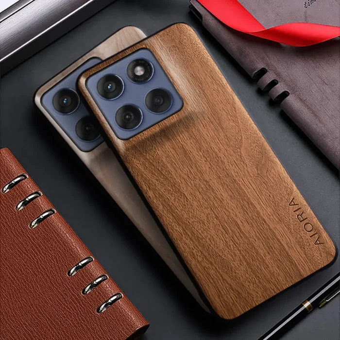Case for Motorola Edge 60 Fusion 60Fusion Edge 60 50 Pro Ultra Neo funda bawood pattern back cover for moto edge 60 fusion case - Image 1