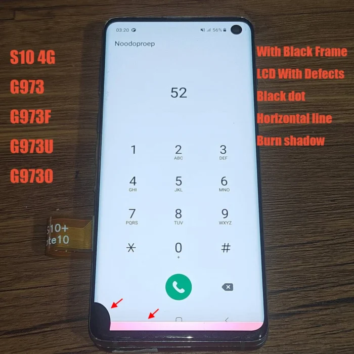 Super AMOLED Defect LCD For Samsung S10 G973F/DS G973U G973 SM-G973 LCD Display Touch Screen Assembly Replacement - Image 6