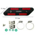 Universa Motorcycle l Exhaust Heat Shield Protector Anti-scalding Guard cover Exhaust Silencer Tube Pipe Heat Shield Protection - Image 2