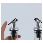 Plastic Baking Paint Fashion Silver Oil Dispenser Soy Sauce Vinegar Bottle Head Oil Bottle Nozzle Oil Bottle Plug Kitchen Tools - Image 5