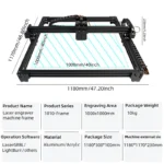 Laser engraving machine for metal and wood printer laser cutting machine DIY Laser machine frame kit - Image 2