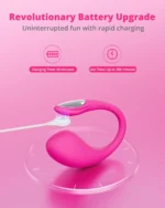Lush 4 Remote Control G-spot Vibrator, Wearable Long Distance Adult Sex Toys & Games with LED Light, App Controlled Egg Vib - Image 4