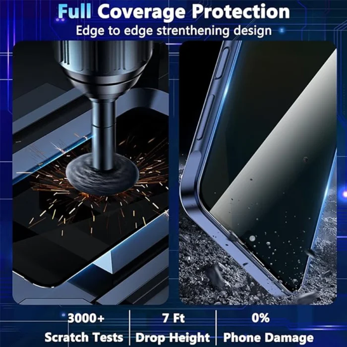 For Vivo V50 V2427 Anti Spy Privacy Tempered Glass Screen Protector Compatible For VivoV50 Full Cover Screen Phone Film - Image 5