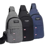 2023 New Chest Bag Messenger Pack Men Simple Nylon Fashion Waterproof One Shoulder Crossbody Bag - Image 6