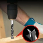 5PCS 4/5/6/8/10mm Three-pointed Woodworking Drill 1/4" Hex Shank Power Tool Reaming Drill Bit Durable High Carbon Steel - Image 2