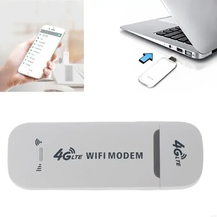Portable 4G LTE Wireless WiFi Router, 150Mbps USB Modem Travel Pocket Mobile Hotspot for Internet Access - Image 5
