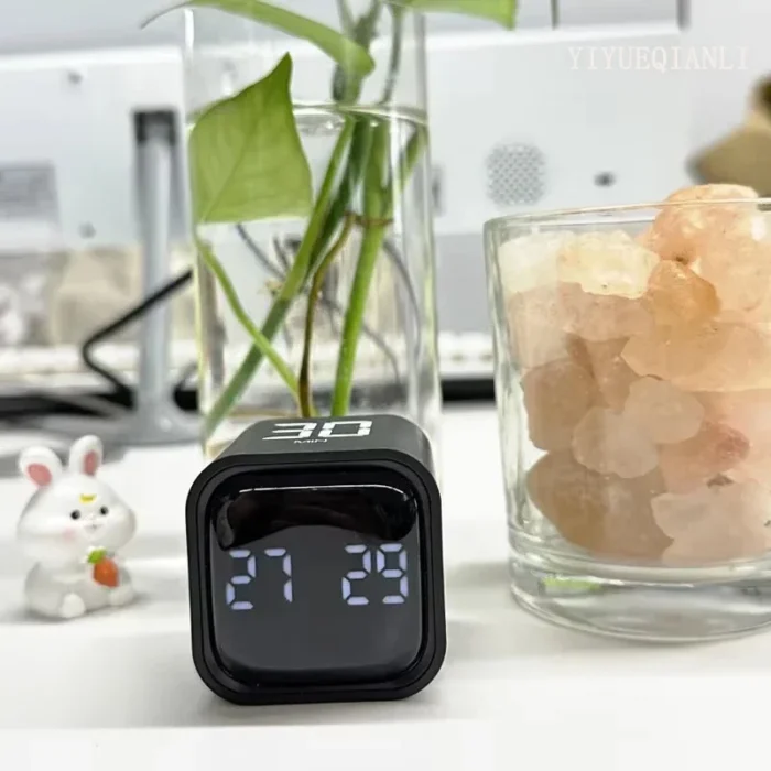 Productivity Cube Timer Gravity Sensor Flipping LED Display 4 Preset Time Dual Modes Countdown Cooking Study Mini Digital Timer - Image 4