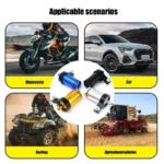 Reusable Motorcycle Gasoline Filter Oil Cup Universal Aluminum Alloy Cleanable Fuel Filter Professional Motorcycle Accessories - Image 2