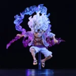 Bandai 10cm Mini One Piece Luffy Gear 5 Action Figure Sun God Nika Statue Anime Figurine Pvc Model Doll Collection Toy Gift Kids