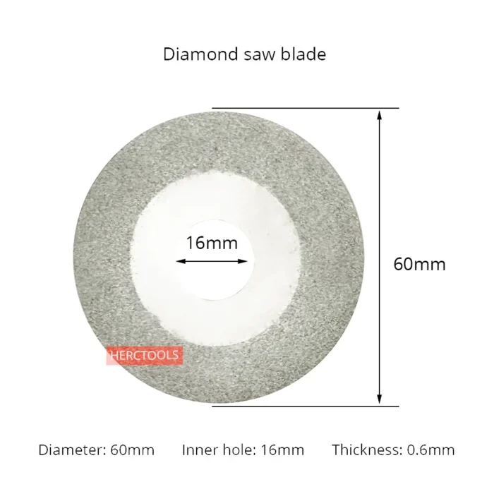 63 mm Circular Saw Blade, Alloy High-Speed Steel Diamond Resin Woodworking Saw Blade, Mini Table Saw Cutting Small Saw Blade - Image 5