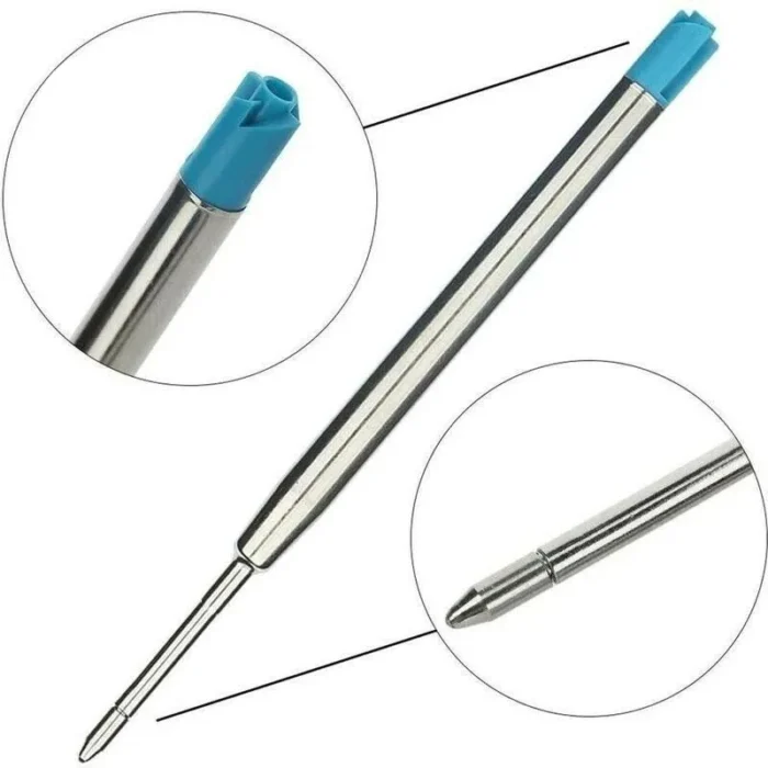 5/10/20/30pcs L:3.9 In Ballpoint Pen Refills for Parker Pens Medium Point blue Black Ink Rods for Writing Office Stationery - Image 3
