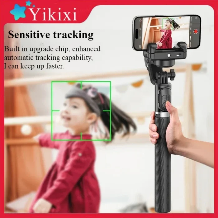 AOCHUAN Smart M2PRO Black Smartphone Gimbal Stabilizer Face Tracking Gimbal Stabilizer For iphone and Android handheld Gimbal - Image 1