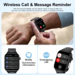 LIGE 2025 New AI Healthy Diagnosis Blood Lipid Uric Acid Blood Pressure Smart Watch Men ECG+PPG Bluetooth Call Health Smartwatch - Image 6