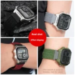 AE-1200 Elastic Nylon Magnetic Buckle Watchband Quick Release Bracelet For Casio AE1200 AE1300 1500 A158 a159/168 Watch Strap - Image 3
