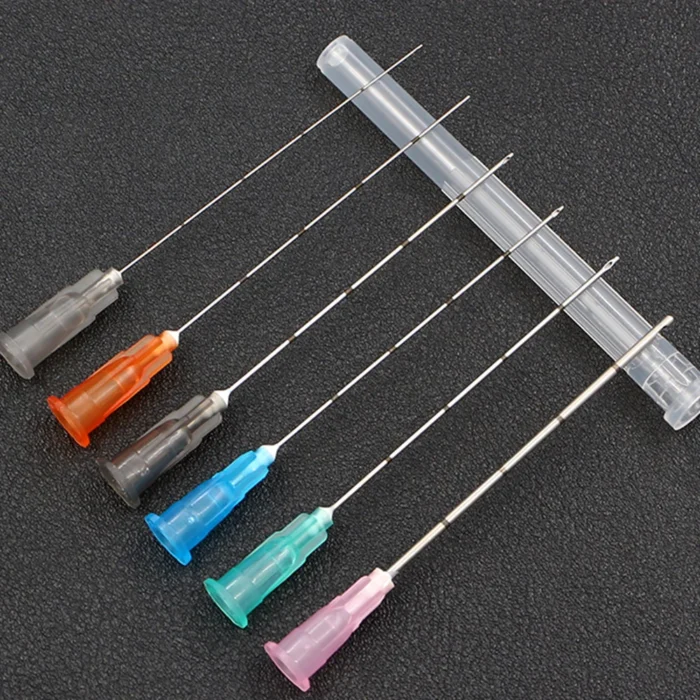50pcs/box Disposable Blunt-tip Cannula 14G 16g 23G 25G 27G 18G 22G 50mm 70mm Blunt Body Piercing Tattoo Needles Cannula Syringe - Image 3