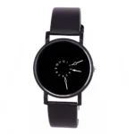 Popular New Concept Personality Reverse Pointer Women and Man Watch Version Simple Black White Couple Belt Quartz Wristwatch - Image 6