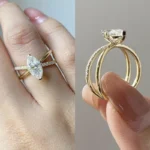 Fashionable temperament inlaid with horse eye zircon, niche design, versatile and exquisite, personalized index finger ring - Image 4