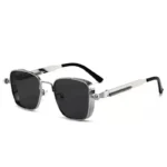 2025 Polarized Sunglasses Men High End Handsome Driving Special Anti UV High Quality Metal Punk Fashion Trends Sunglasses - Image 2