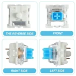 50PCS Keyboard Switch Keyboard Clicker Key Replacement 3 Pin Tactile Switch For Electrical Equipment Tool - Image 5