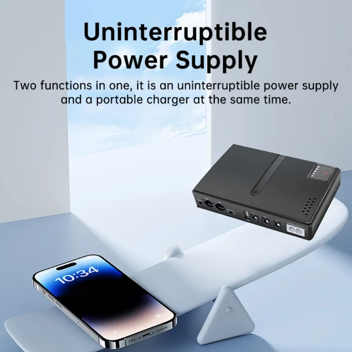 AC85-265V DC1018L Router 5V9V12V Optical Cat Monitor Backup Uninterruptible DC Power Supply Charger Cell Phone UPS No Battery - Image 5