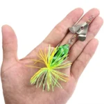 14.5cm/10.5g Fishing Jump Frog Lure Hard Bait Lure with Double Sharp Hooks Baits Simulation Frog Lures Fishing Accessory - Image 2