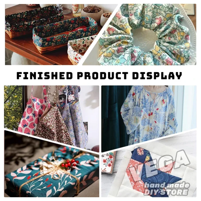 spring/summer custom printed vintagepoplin cotton fabrics for sewing doll garmentwomen dress textile cloth by the meters - Image 6