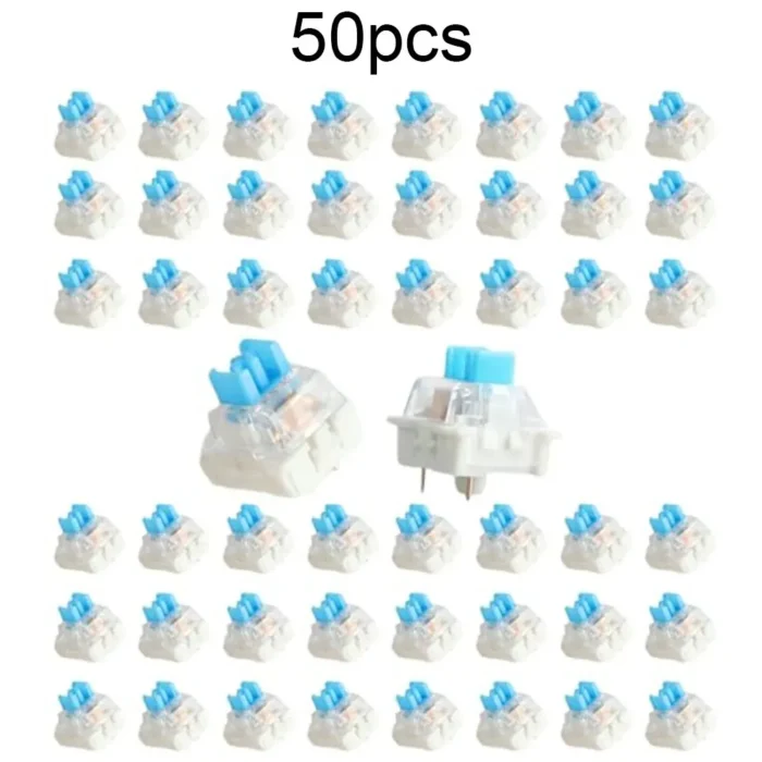 50PCS Keyboard Switch Keyboard Clicker Key Replacement 3 Pin Tactile Switch For Electrical Equipment Tool - Image 1